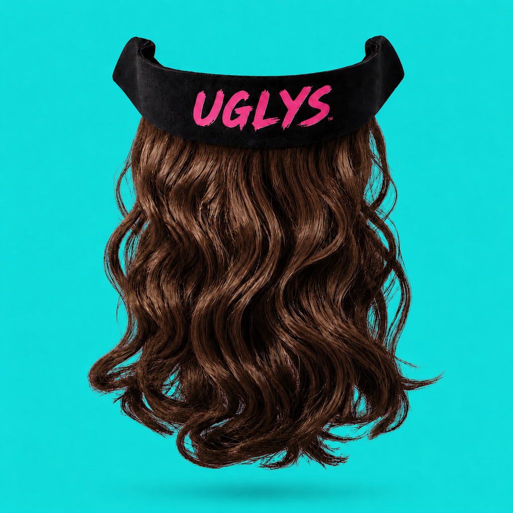 UGLYS™️ Brown Town Sunglass Strap-On Mullet System