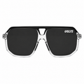 UGLYS Super Casuals Smoke Show sunglasses with dark tinted lenses and black frame, casual style from UGLYS EYEWEAR.