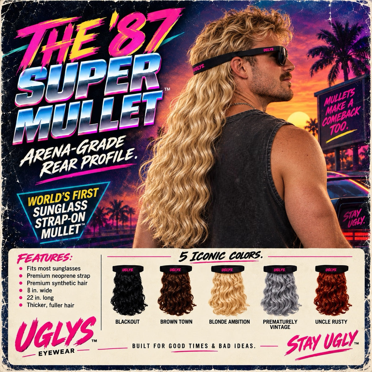 UGLYS™️ ‘87 SUPER MULLET (22 Inch)