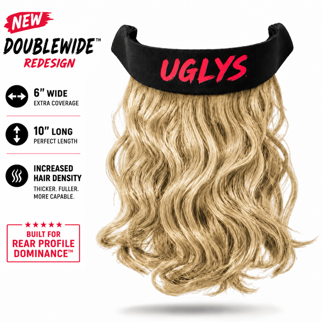 UGLYS™️ Blonde Sunglass Strap-On Mullet