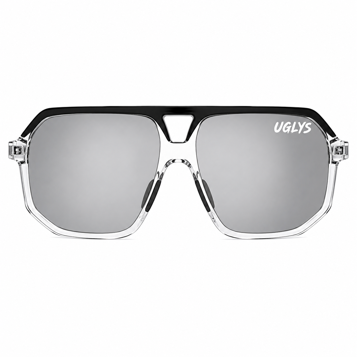 UGLYS Super Casuals Silver Fox sunglasses with sleek silver frame and dark tinted lenses, stylish eyewear by UGLYS EYEWEAR