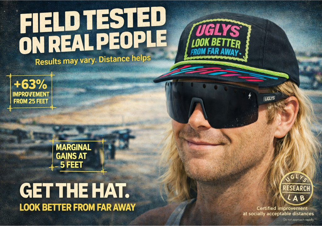 UGLYS™ Neon Slasher Rope Hat by UGLYS EYEWEAR featuring a bold neon design and slasher-inspired rope detail.