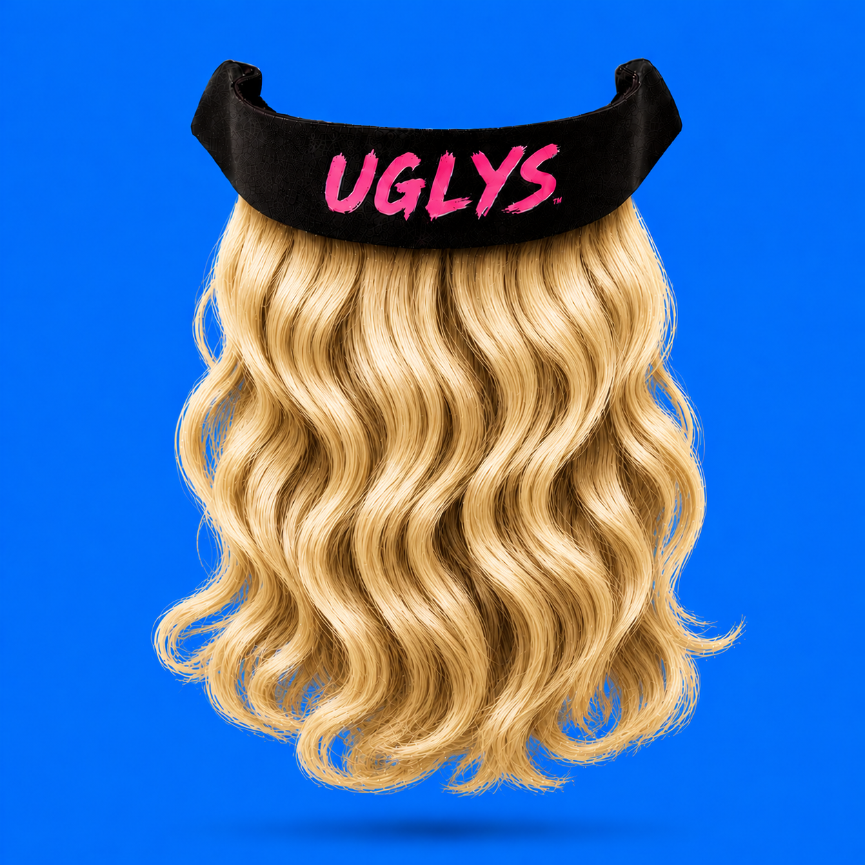 UGLYS™️ Blonde Sunglass Strap-On Mullet